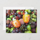 果物と食べ物のポストカード19 ポストカード (正面/裏面)