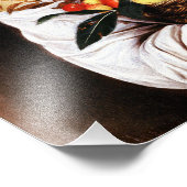 果物のバスケットを持つカラヴァッジョ・ボーイ フォトプリント            (角)