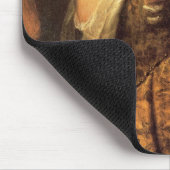 果物のバスケットを持つ女の子( Lavinia ) マウスパッド (コーナー)