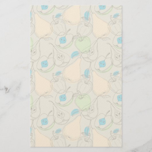 果物のパターン 便箋 (正面)