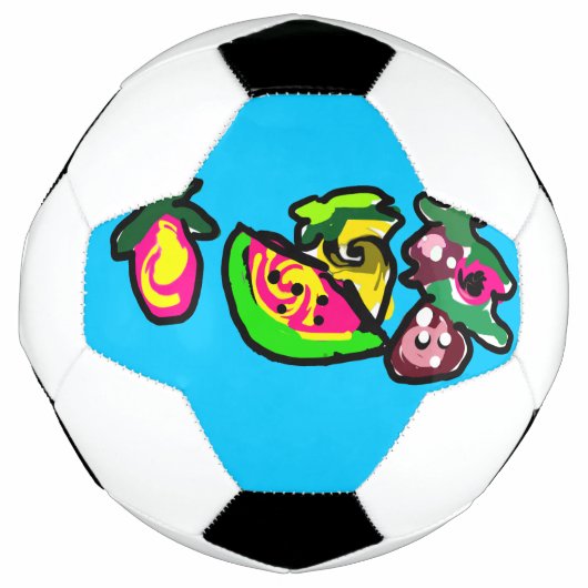 果物の芸術楽しみ  サッカーボール (正面)