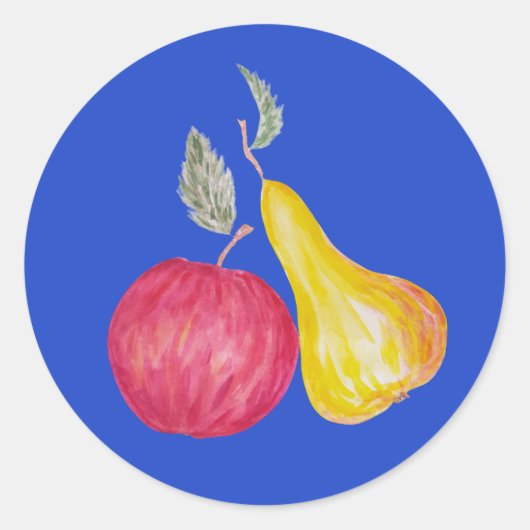 果物は健康だ ラウンドシール (正面)