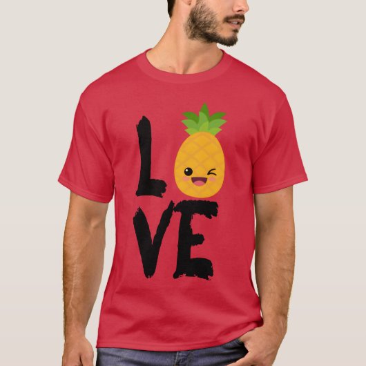 果物を愛する友達 Tシャツ (正面)