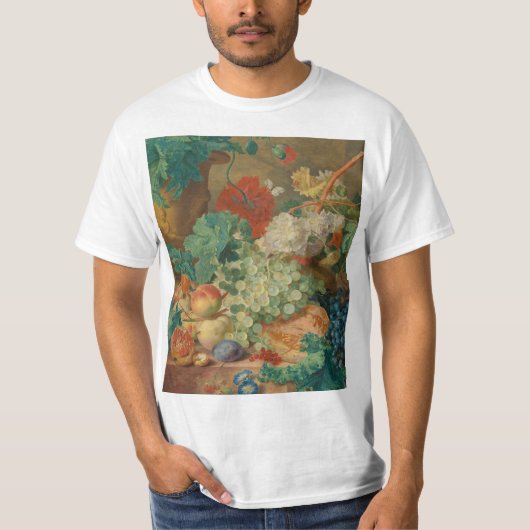 果物カラフルと野菜 Tシャツ (正面)