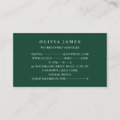 果物カラフル野菜食品栄養栄養栄養士 名刺 (裏面)