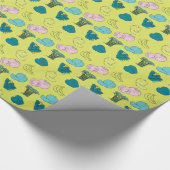 果物ポップ・アートの野菜ガーデン包装紙 ラッピングペーパー (角)