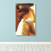 果物入りの女の子(Frederic Leighton) キャンバスプリント (インサイチュ (ウッドフロア))