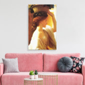 果物入りの女の子(Frederic Leighton) キャンバスプリント (インサイチュ (リビング))