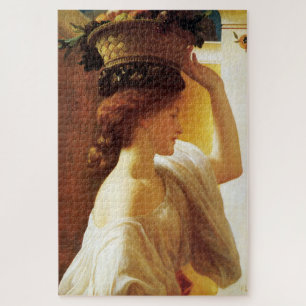 果物入りの女の子(Frederic Leighton) ジグソーパズル