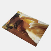 果物入りの女の子(Frederic Leighton) ドアマット (アングル)