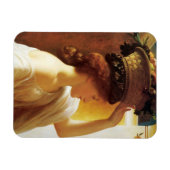 果物入りの女の子(Frederic Leighton) マグネット (横)