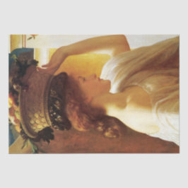 果物入りの女の子(Frederic Leighton) 薄葉紙