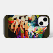 果物入りの子猫 iPhoneケース (裏面横)
