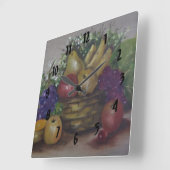 果物入れ スクエア壁時計 (傾斜)