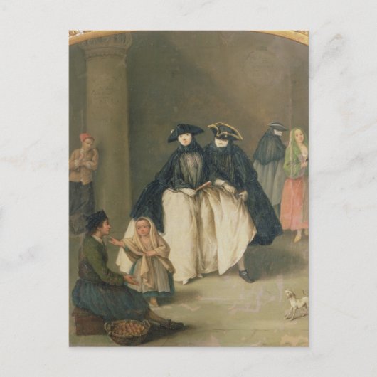 果物売り ポストカード (正面)