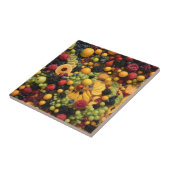 果物好きな人はカラフル果皿を喜ぶ。 タイル (側面)