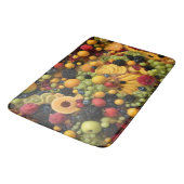 果物好きの人はカラフル皿を盛る バスマット (アングル)