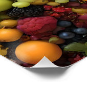 果物好きの人はカラフル皿を盛る ポスター (コーナー)