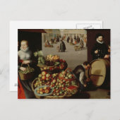 果物市場 ポストカード (正面/裏面)