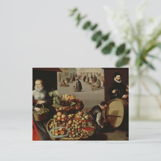 果物市場 ポストカード (スタンド正面)