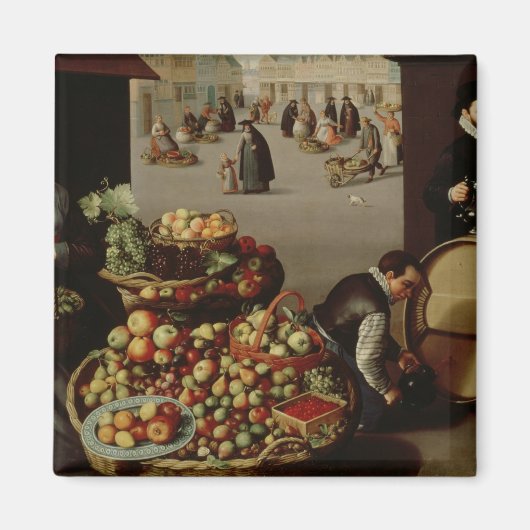 果物市場 マグネット (正面)