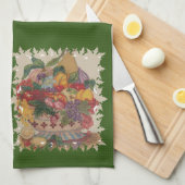 果物籠 キッチンタオル (四つ折り)