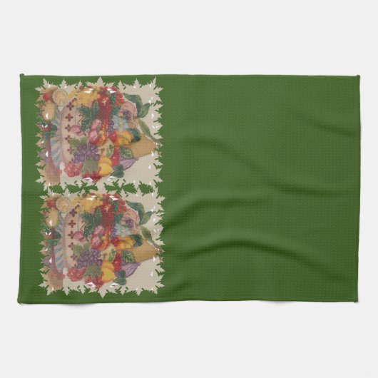 果物籠 キッチンタオル (横)