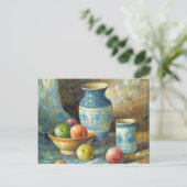 果物絵画や陶器船の香り ポストカード (スタンド正面)