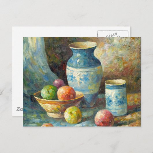 果物絵画や陶器船の香り ポストカード (正面/裏面)