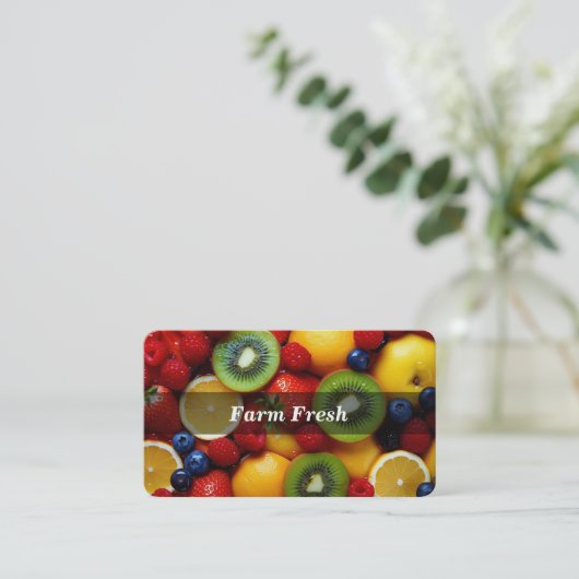 果物農園 名刺 (スタンド正面)