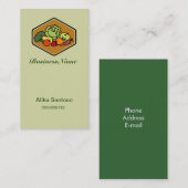 果物野菜のロゴ 名刺 (正面/裏面)