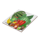 果物野菜アーティチョークバナナ タイル (側面)