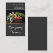 果物野菜健康生活ヴィンテージカード 名刺 (正面/裏面)