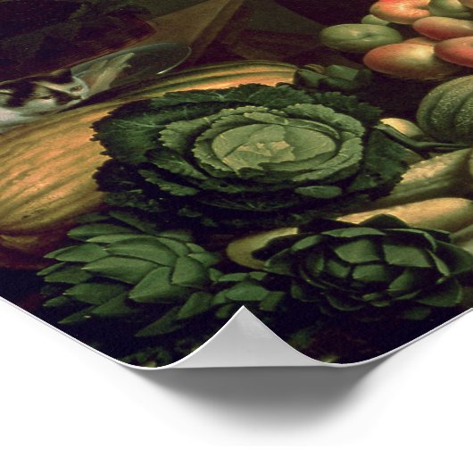 果物野菜売り ポスター (角)