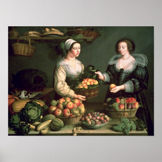 果物野菜売り ポスター (正面)