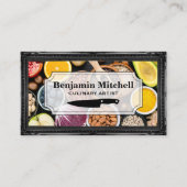 果物野菜 |料理アーティスト |アンティーク枠 名刺 (正面)