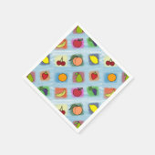 果物驚き スタンダードカクテルナプキン (角)