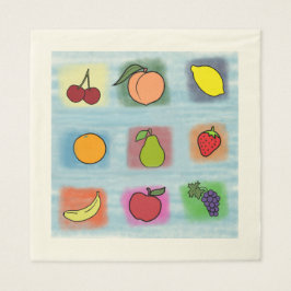 果物驚き スタンダードランチョンナプキン