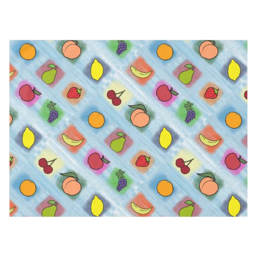 果物驚き テーブルクロス (正面(横))