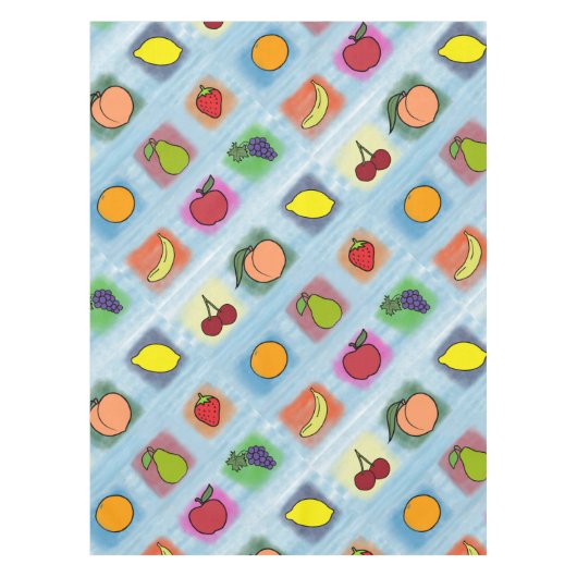 果物驚き テーブルクロス (正面)