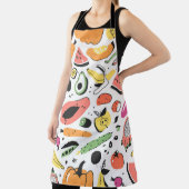果物、野菜の手描きパターン。 エプロン (インサイチュ)
