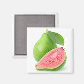 果肉がピンクのグアバ マグネット (正面/裏面)