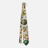 果菜植物科学イラストレーション ネクタイ (裏面)