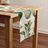 果菜植物科学イラストレーション ミディアムテーブルランナー (インサイチュ)