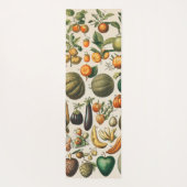 果菜植物科学イラストレーション ヨガマット (裏面)