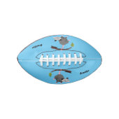 枝おもしろい漫画ぶら下がったからのかわいいオポッサム アメリカンフットボール (正面)