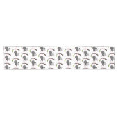 枝おもしろい漫画ぶら下がったからのかわいいオポッサム ショートテーブルランナー (横)