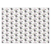 枝おもしろい漫画ぶら下がったからのかわいいオポッサム テーブルクロス (正面(横))