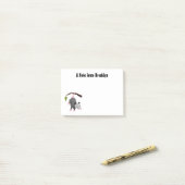 枝おもしろい漫画ぶら下がったからのかわいいオポッサム ポストイット (デスク上)