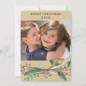 枝および果実の平和および喜び シーズンカード (正面)